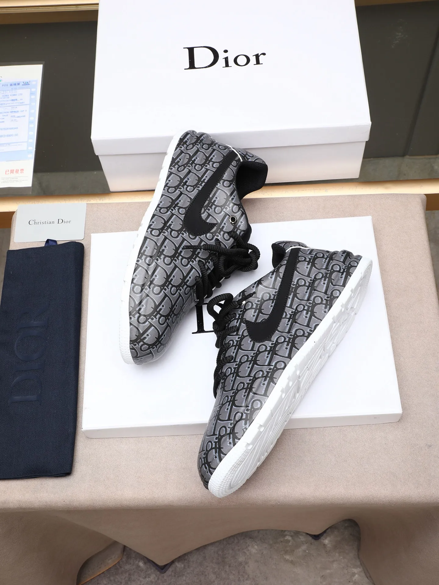 🔥🔥🔥Men's shoes💰560 [Leather bag sole craftsmanship] Dior European station men's shoes new internet celebrity 🔥🔥🔥 popular dad genuine leather bag sole inner layer high men's shoes, made of first-layer cowhide ➕Imported custom materials popular breathable, comfortable and soft leather sports shoes, breathable mesh lining, leather insole, size 38-44 (45 46 custom-made)